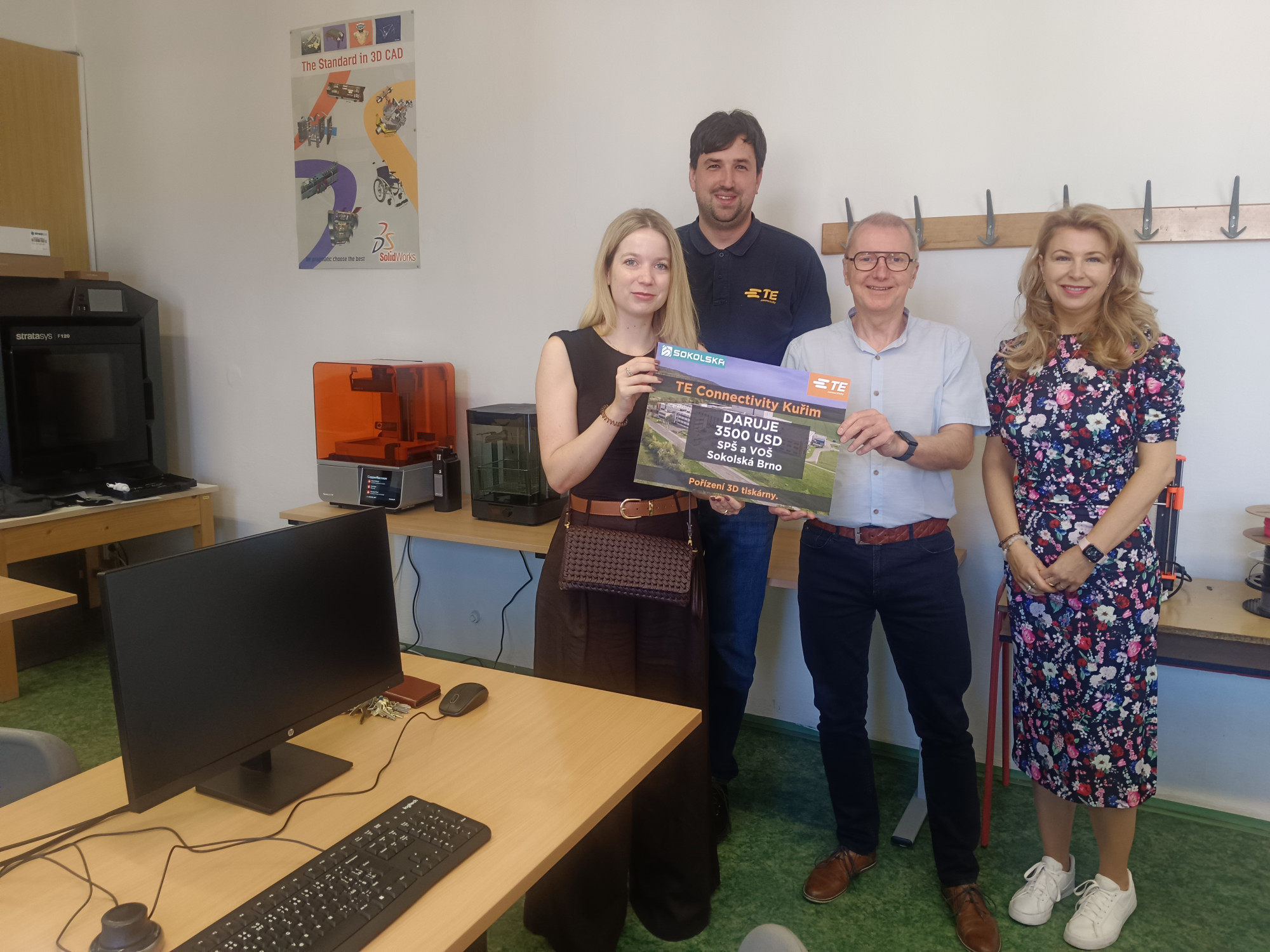 Featured image for “Finanční dar od firmy TE Connectivity Kuřim”